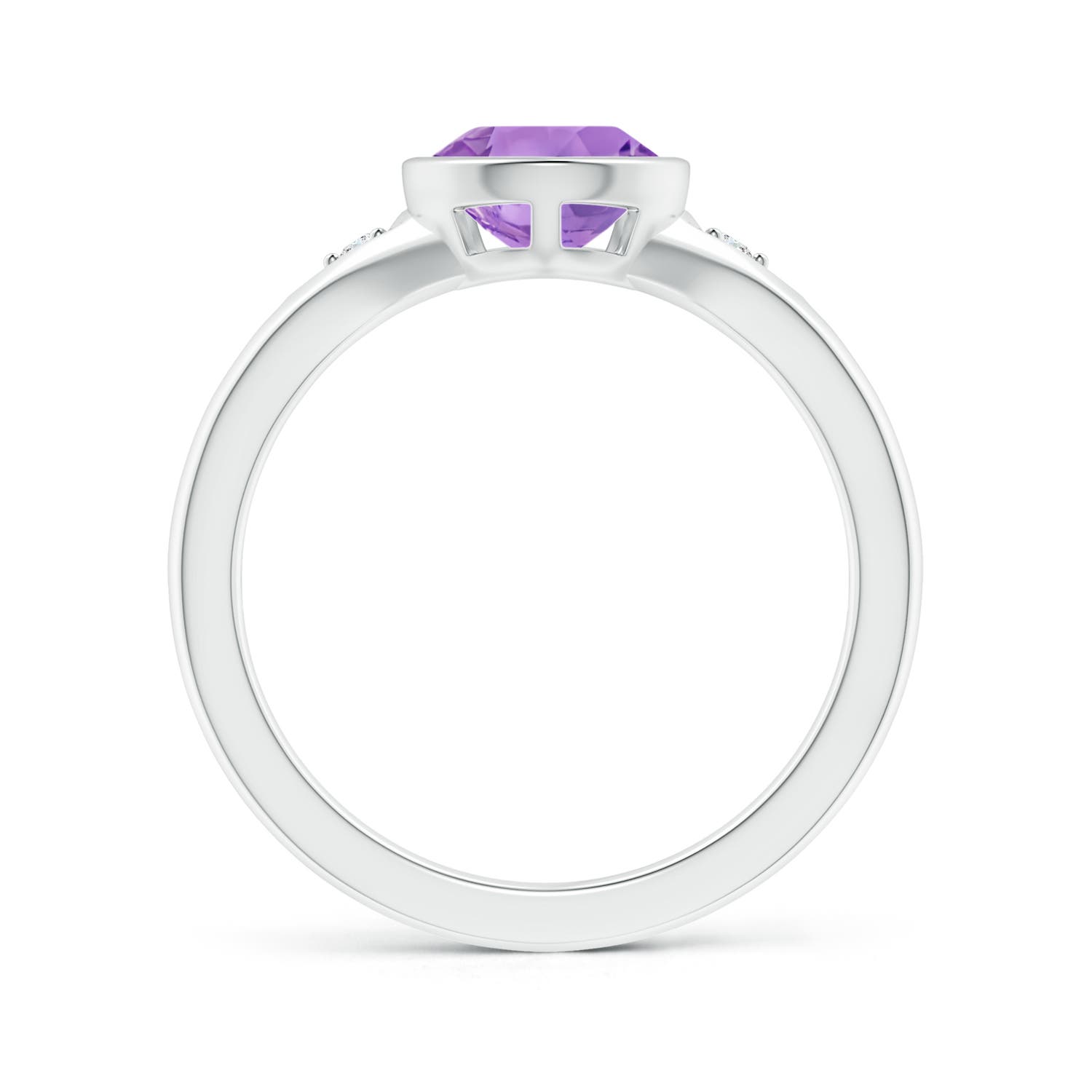 A - Amethyst / 1.62 CT / 14 KT White Gold