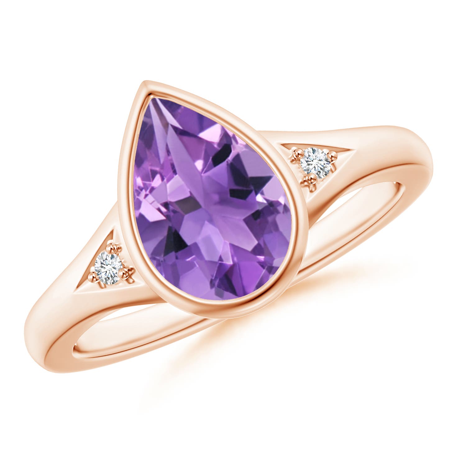 AA - Amethyst / 1.62 CT / 14 KT Rose Gold