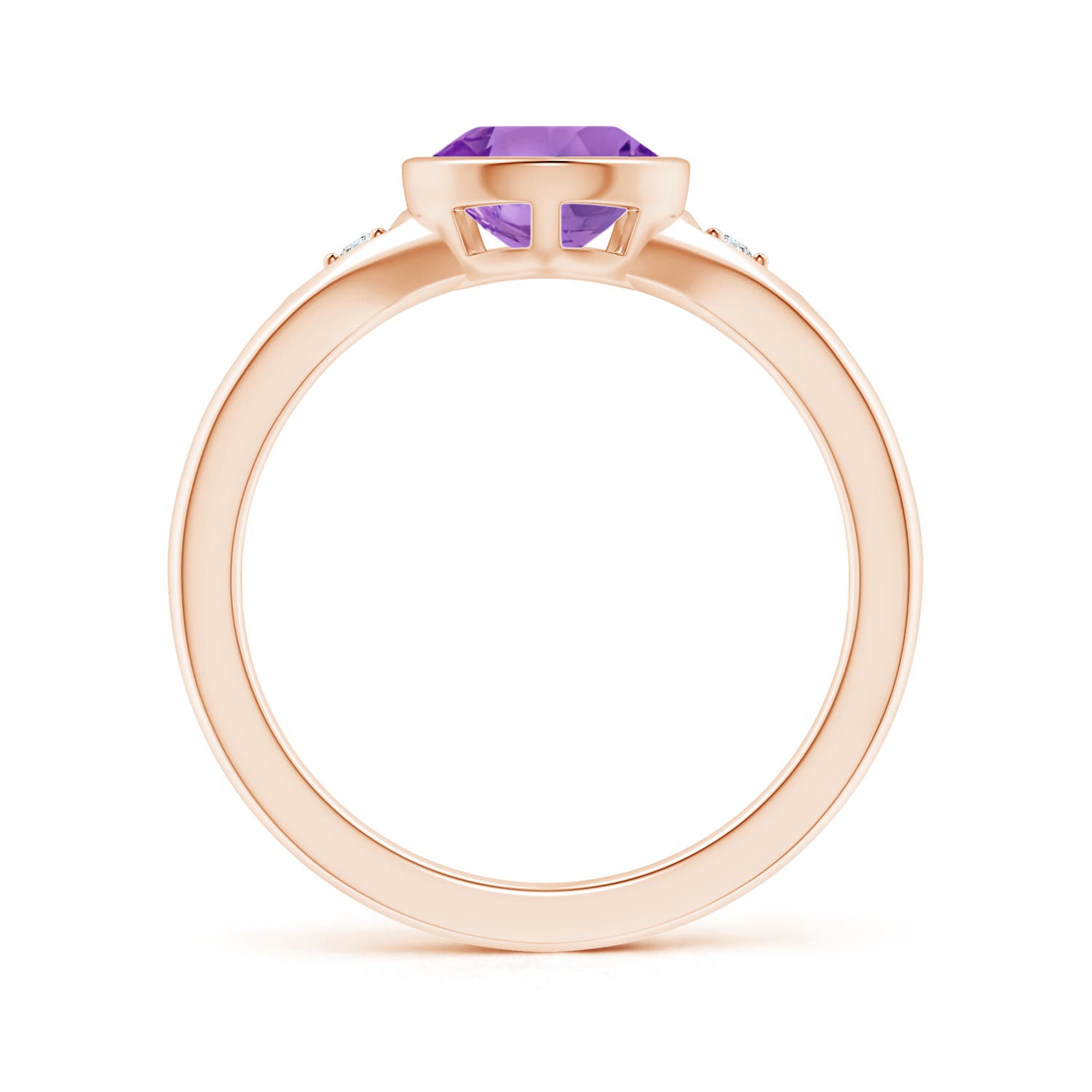 AA - Amethyst / 1.62 CT / 14 KT Rose Gold