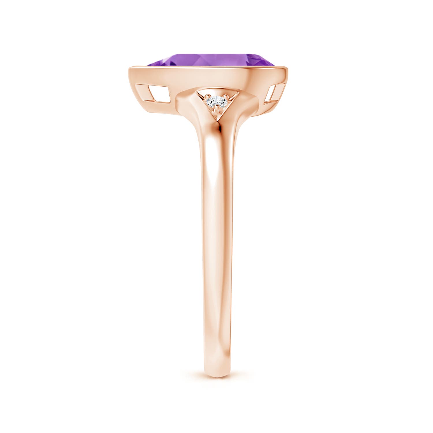 AA - Amethyst / 1.62 CT / 14 KT Rose Gold