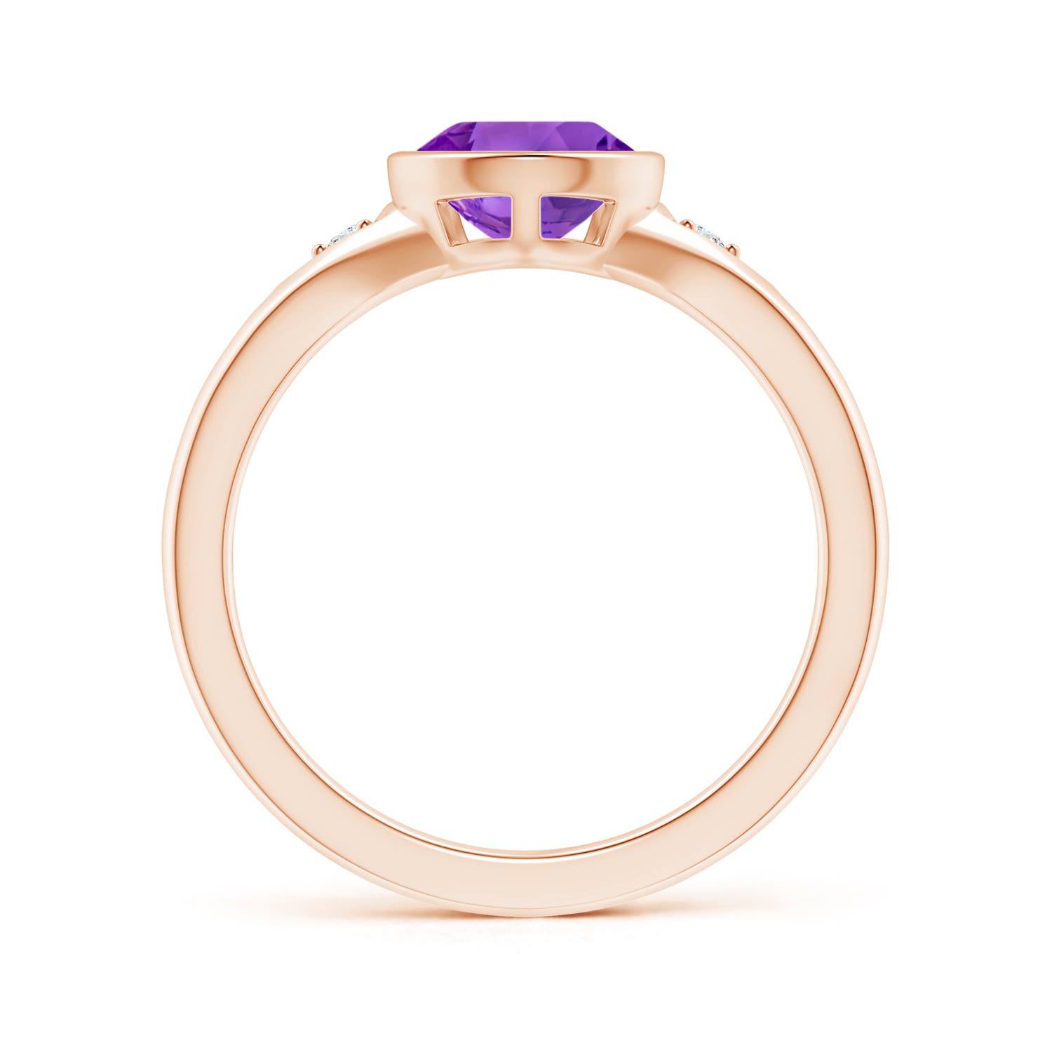 AAA - Amethyst / 1.62 CT / 14 KT Rose Gold