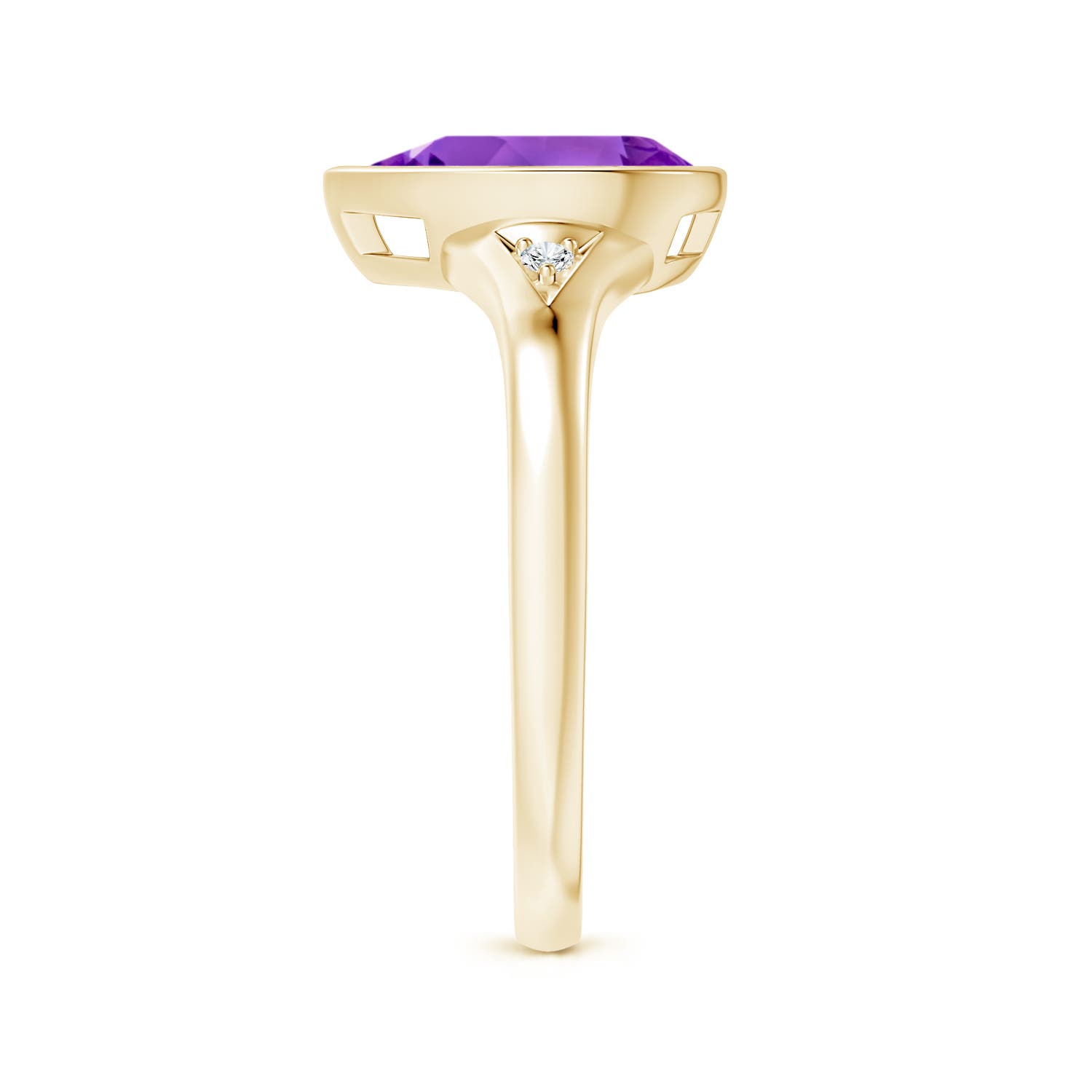 AAA - Amethyst / 1.62 CT / 14 KT Yellow Gold