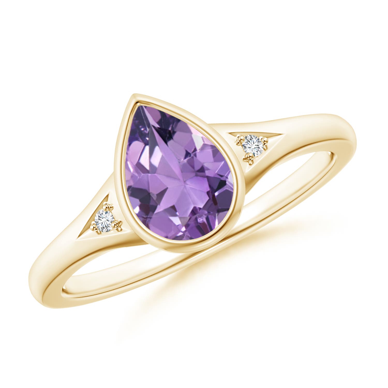 A - Amethyst / 1.02 CT / 14 KT Yellow Gold