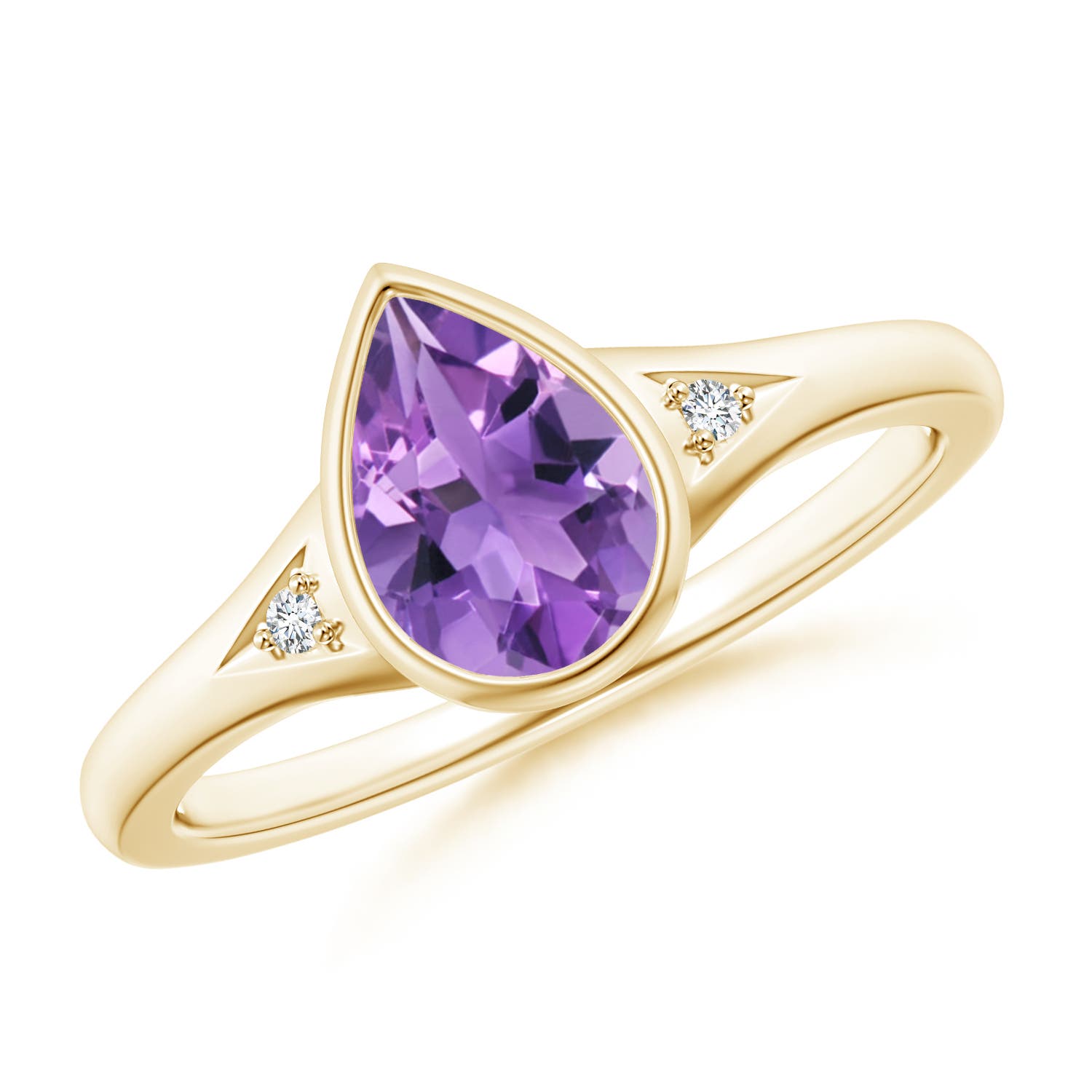 AA - Amethyst / 1.02 CT / 14 KT Yellow Gold