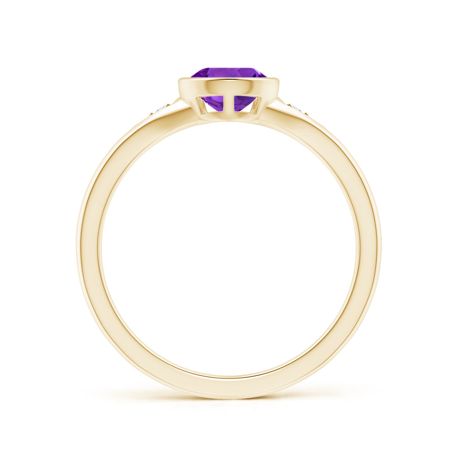 AAAA - Amethyst / 1.02 CT / 14 KT Yellow Gold