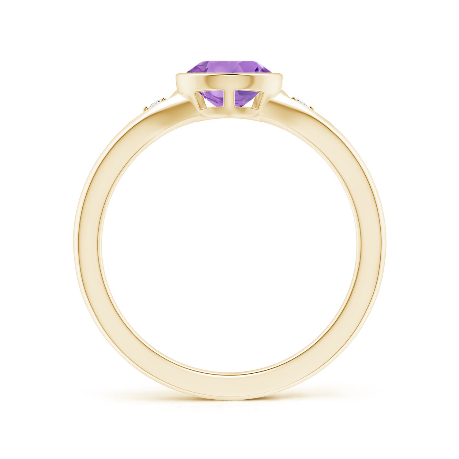 A - Amethyst / 1.07 CT / 14 KT Yellow Gold