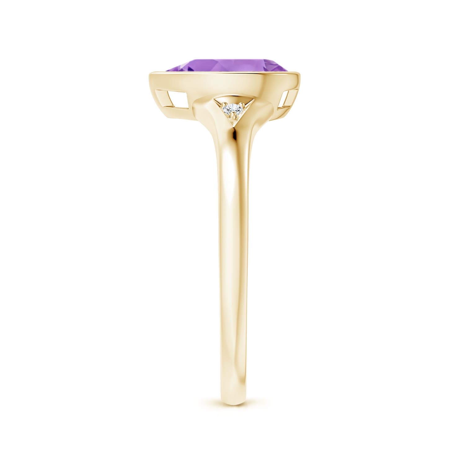 A - Amethyst / 1.07 CT / 14 KT Yellow Gold