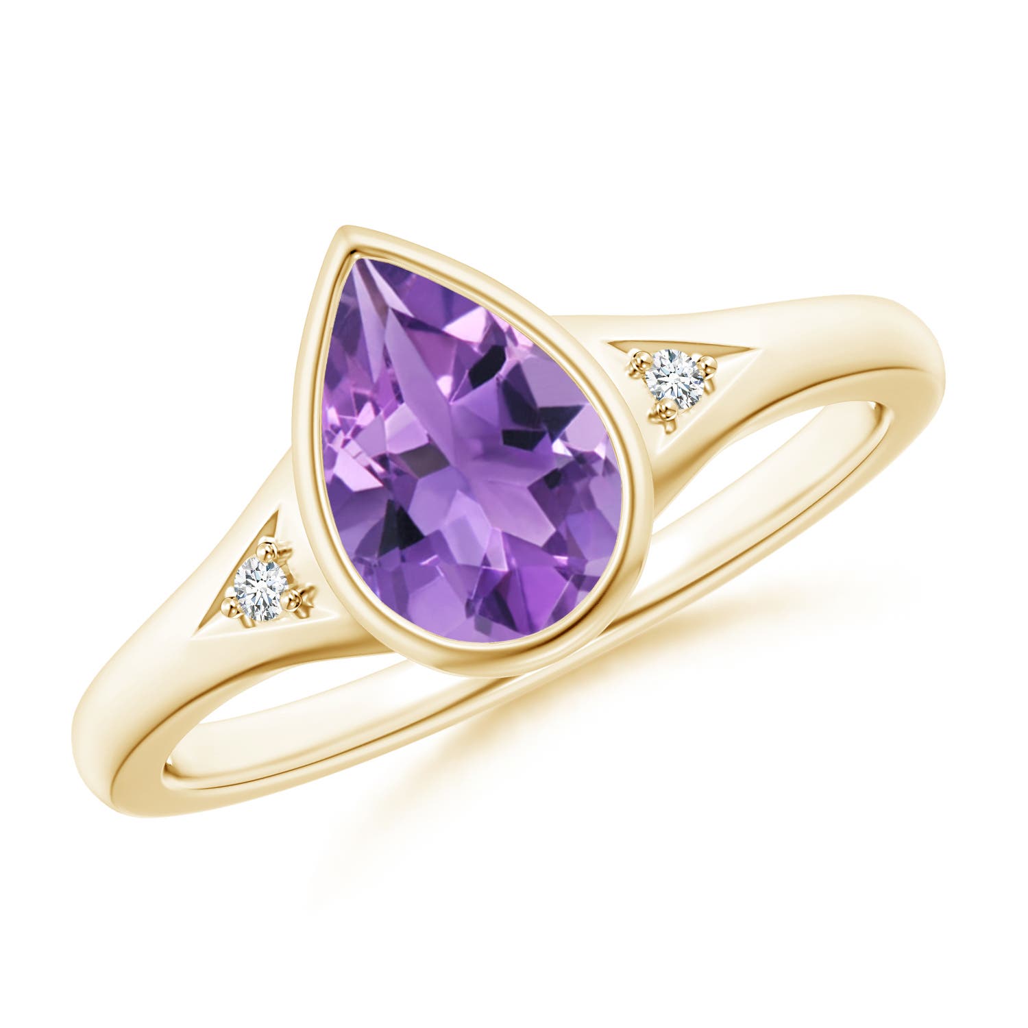 AA - Amethyst / 1.07 CT / 14 KT Yellow Gold