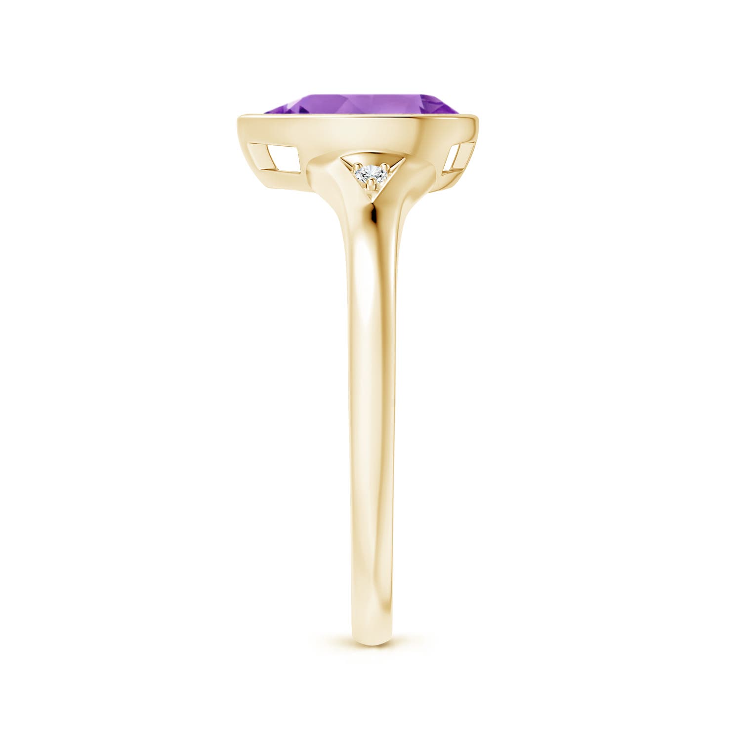 AA - Amethyst / 1.07 CT / 14 KT Yellow Gold