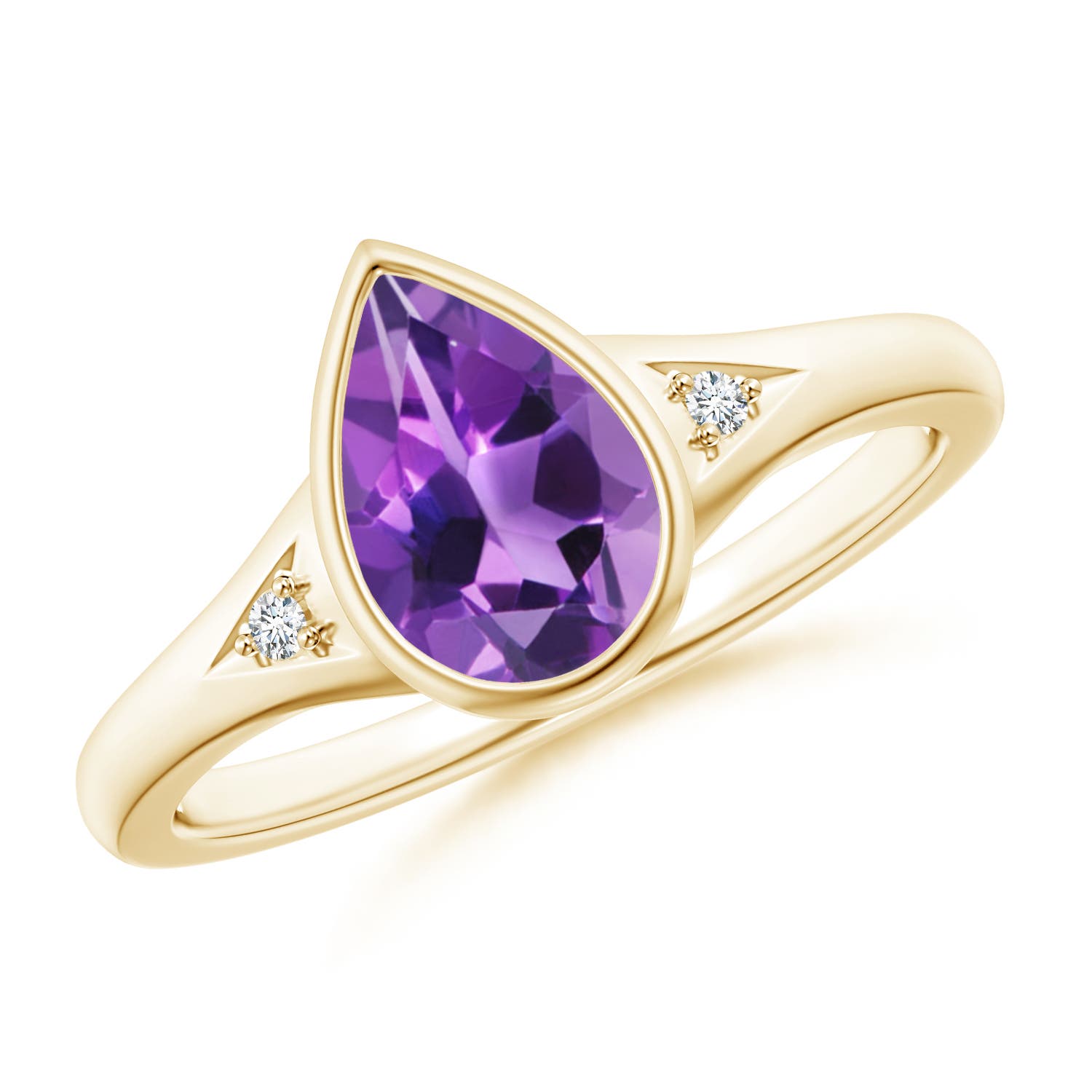 AAA - Amethyst / 1.07 CT / 14 KT Yellow Gold