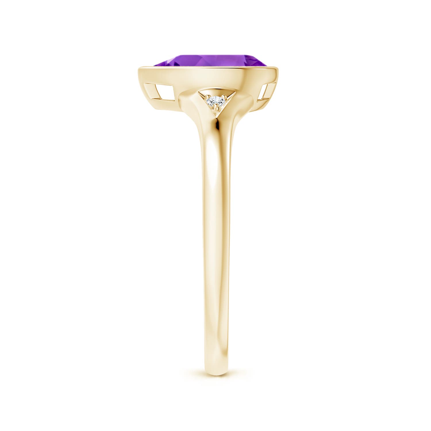 AAA - Amethyst / 1.07 CT / 14 KT Yellow Gold