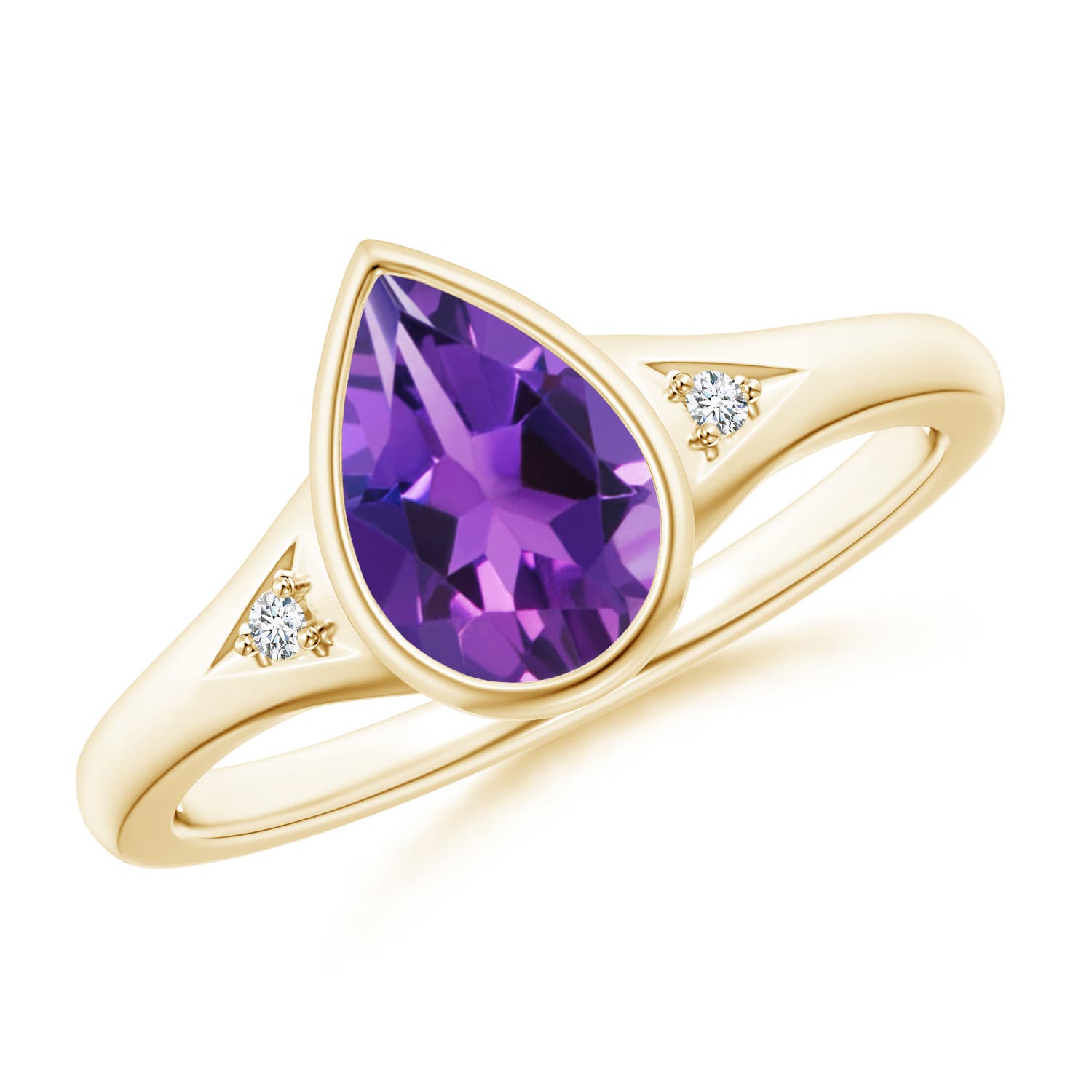 AAAA - Amethyst / 1.07 CT / 14 KT Yellow Gold