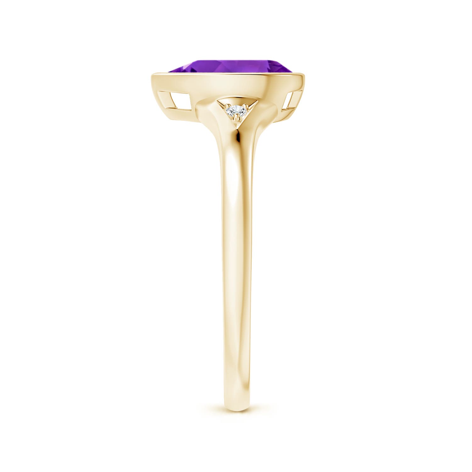 AAAA - Amethyst / 1.07 CT / 14 KT Yellow Gold