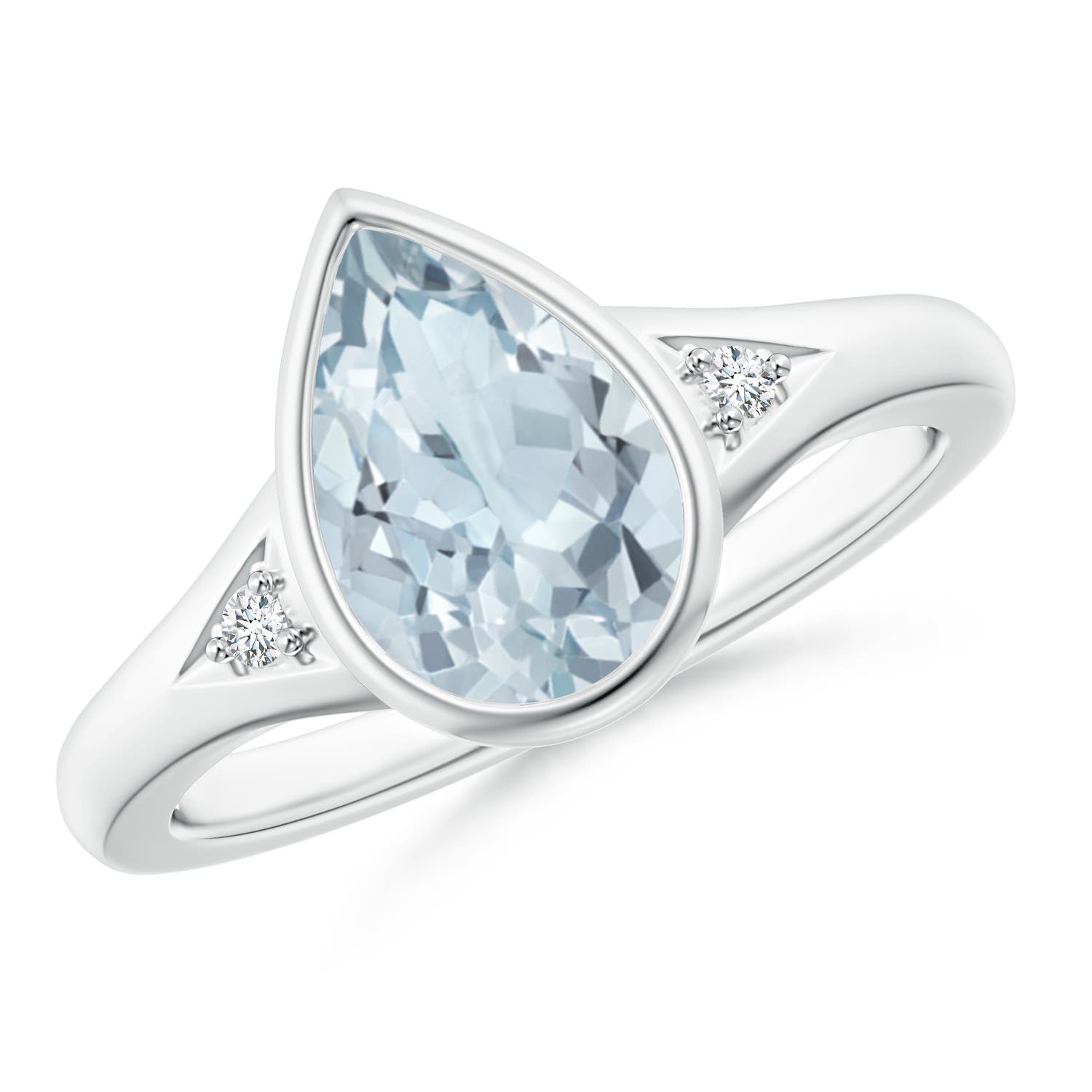 A - Aquamarine / 1.62 CT / 14 KT White Gold