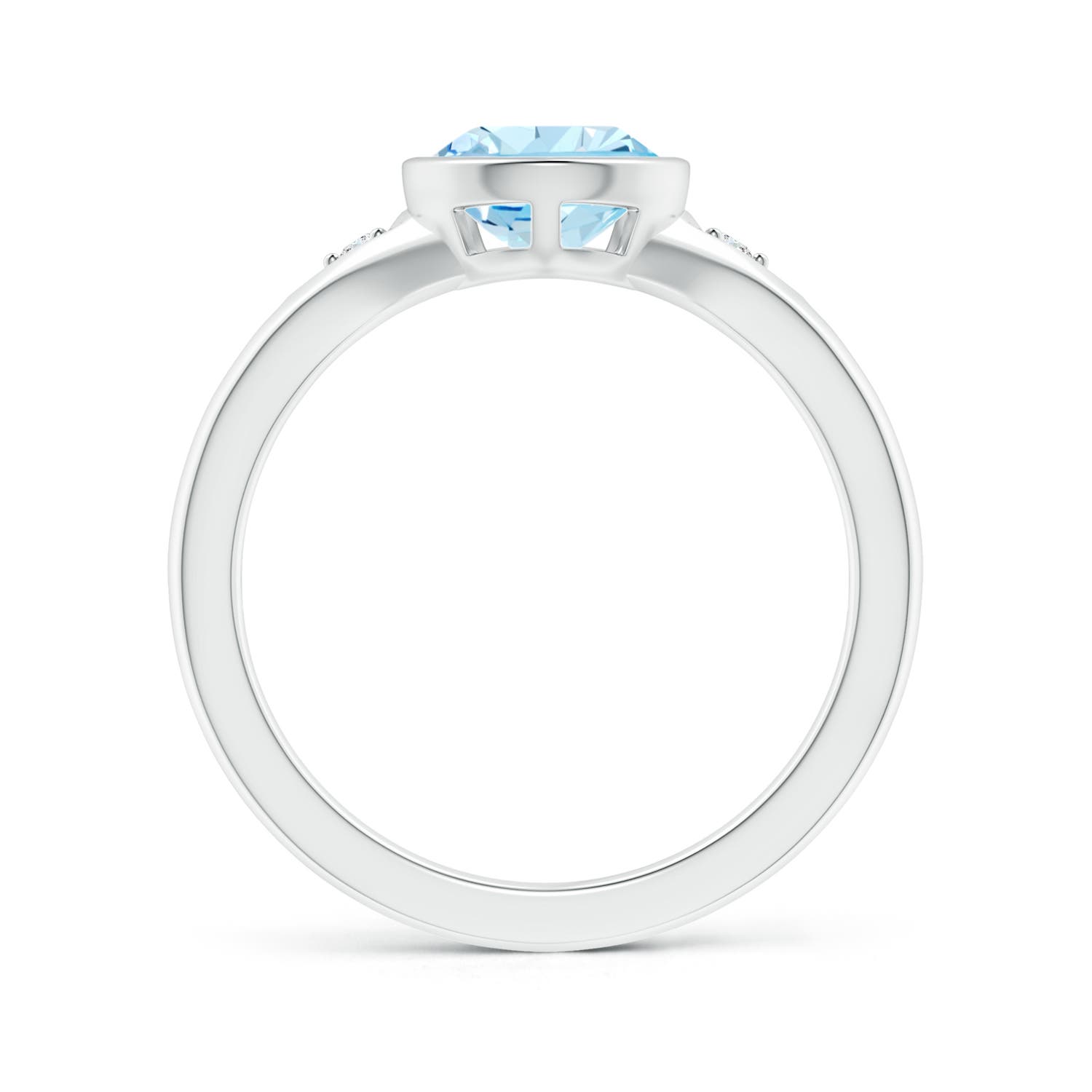 AAA - Aquamarine / 1.62 CT / 14 KT White Gold