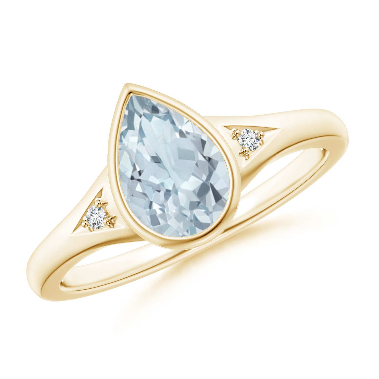 A - Aquamarine / 1.14 CT / 14 KT Yellow Gold