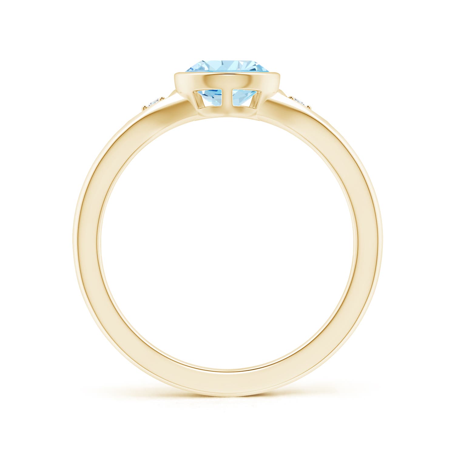 AAA - Aquamarine / 1.14 CT / 14 KT Yellow Gold