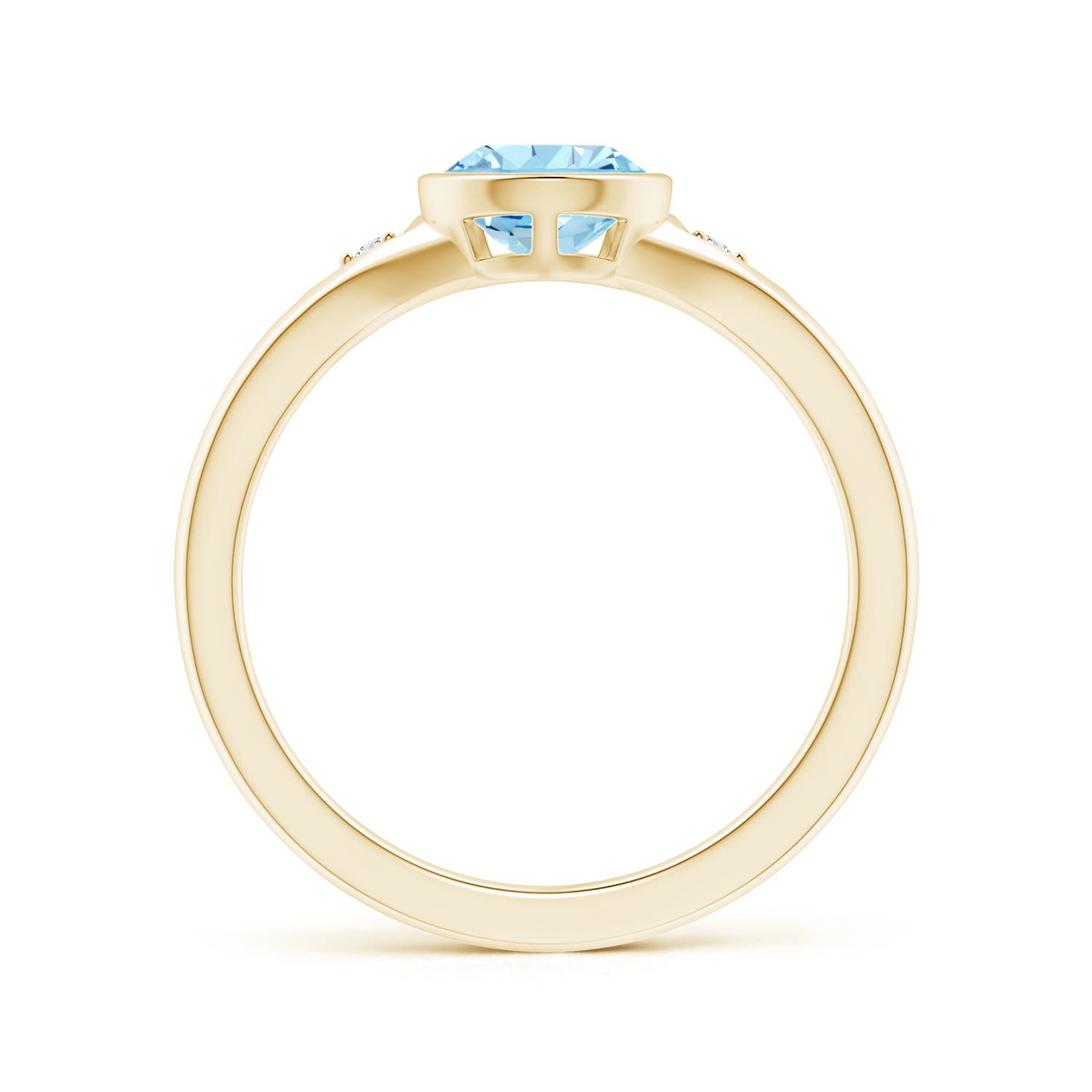 AAAA - Aquamarine / 1.14 CT / 14 KT Yellow Gold