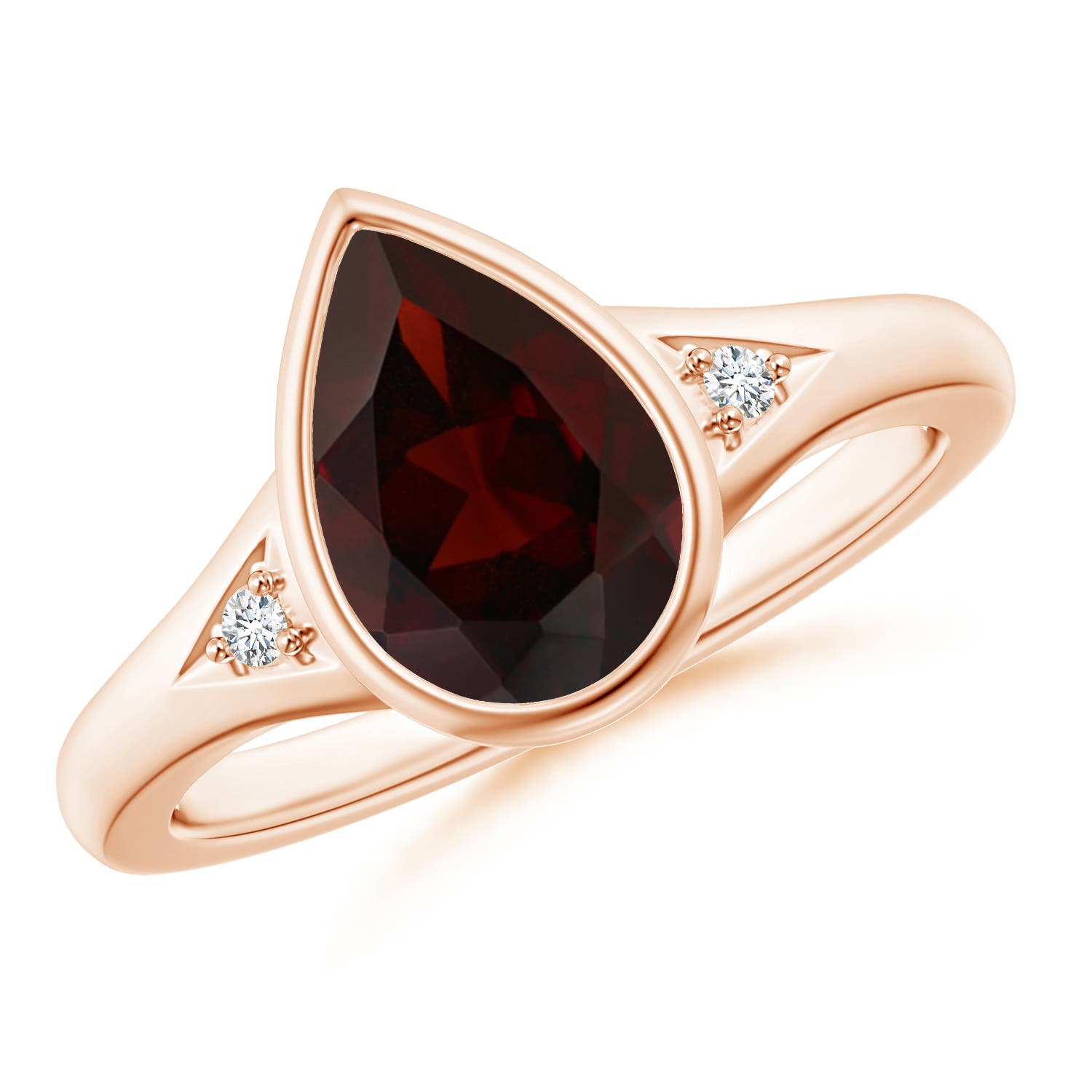 A - Garnet / 2.12 CT / 14 KT Rose Gold