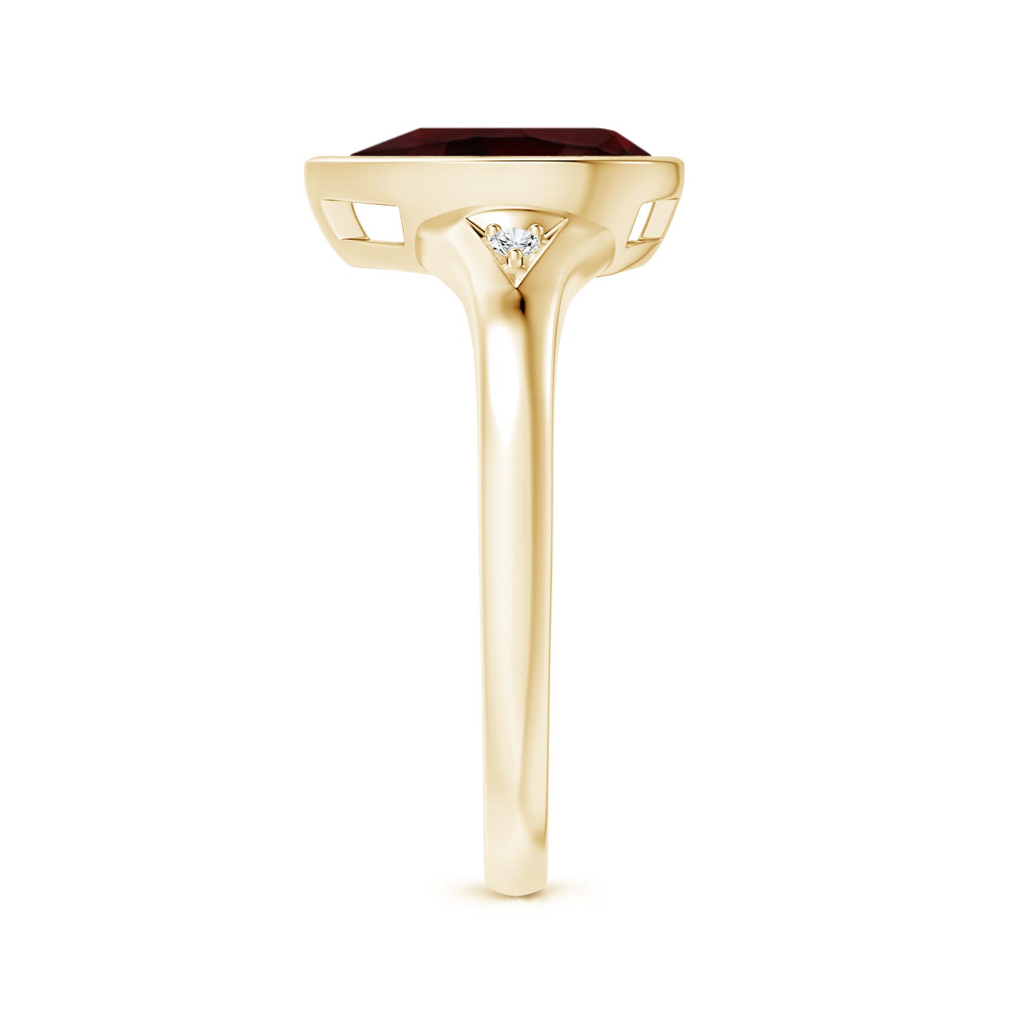 A - Garnet / 2.12 CT / 14 KT Yellow Gold