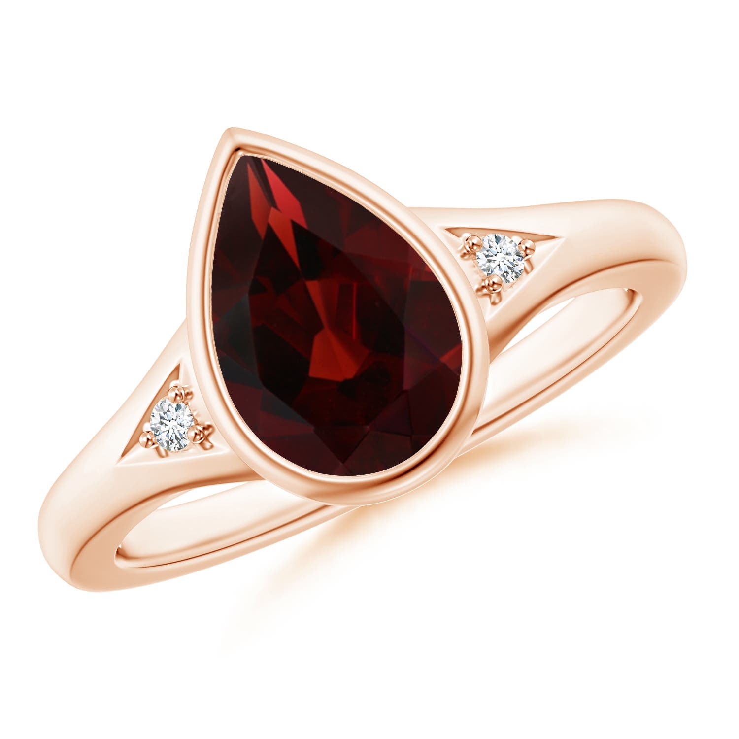 AA - Garnet / 2.12 CT / 14 KT Rose Gold