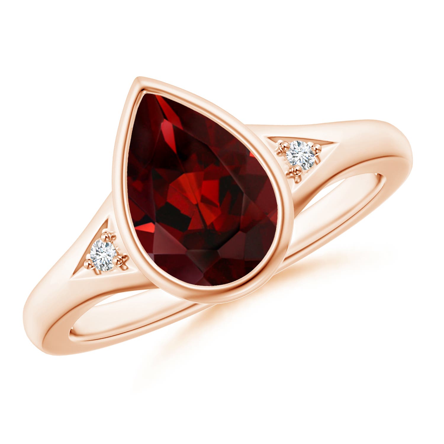 AAA - Garnet / 2.12 CT / 14 KT Rose Gold