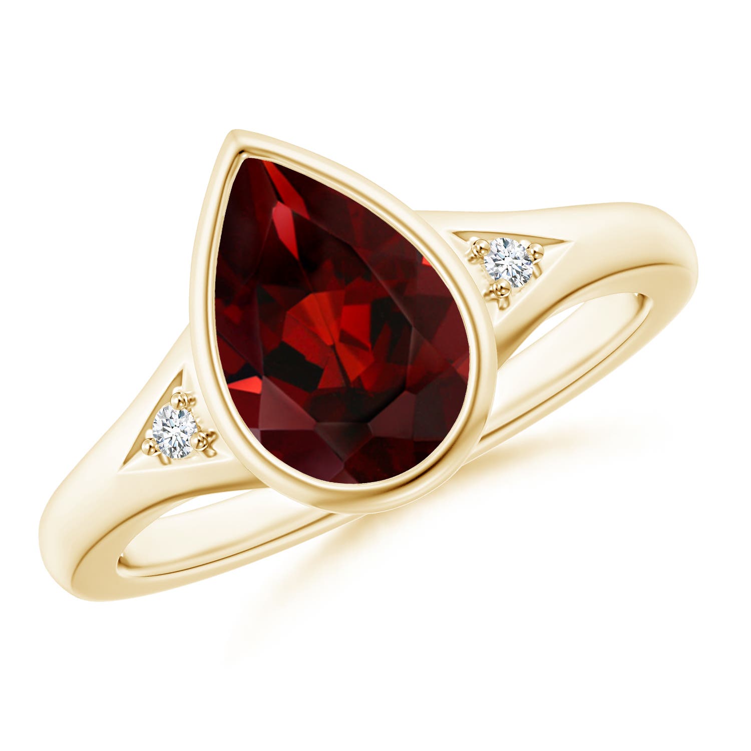 AAA - Garnet / 2.12 CT / 14 KT Yellow Gold