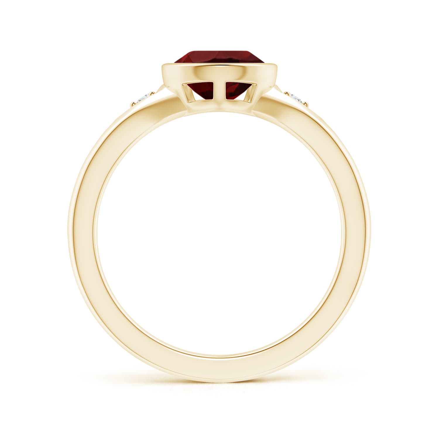 AAA - Garnet / 2.12 CT / 14 KT Yellow Gold