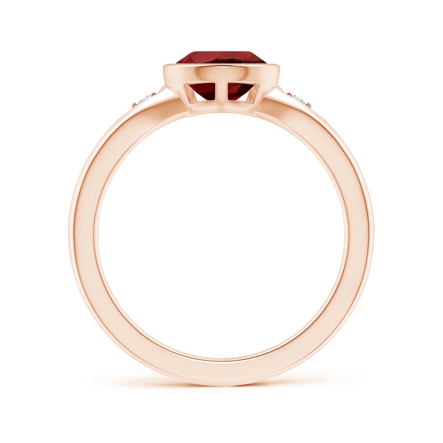 AAAA - Garnet / 2.12 CT / 14 KT Rose Gold