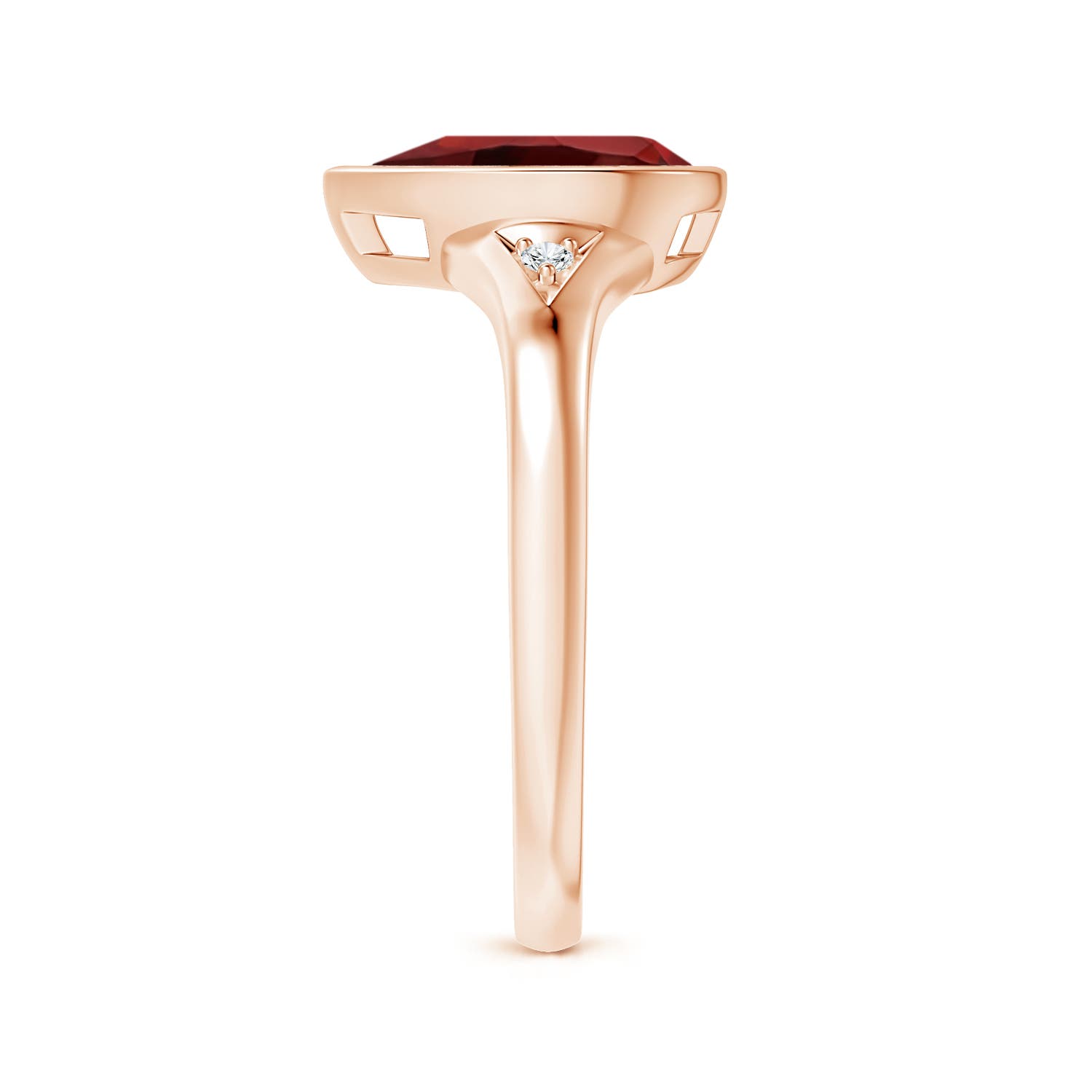 AAAA - Garnet / 2.12 CT / 14 KT Rose Gold