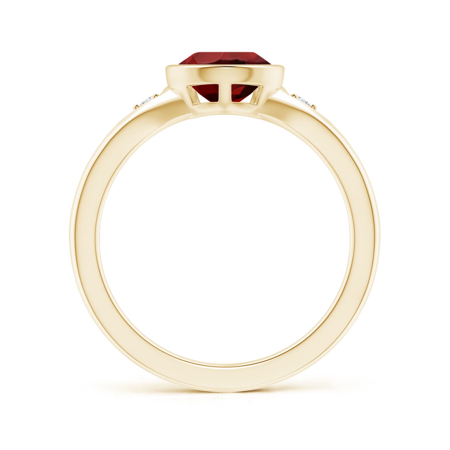 AAAA - Garnet / 2.12 CT / 14 KT Yellow Gold