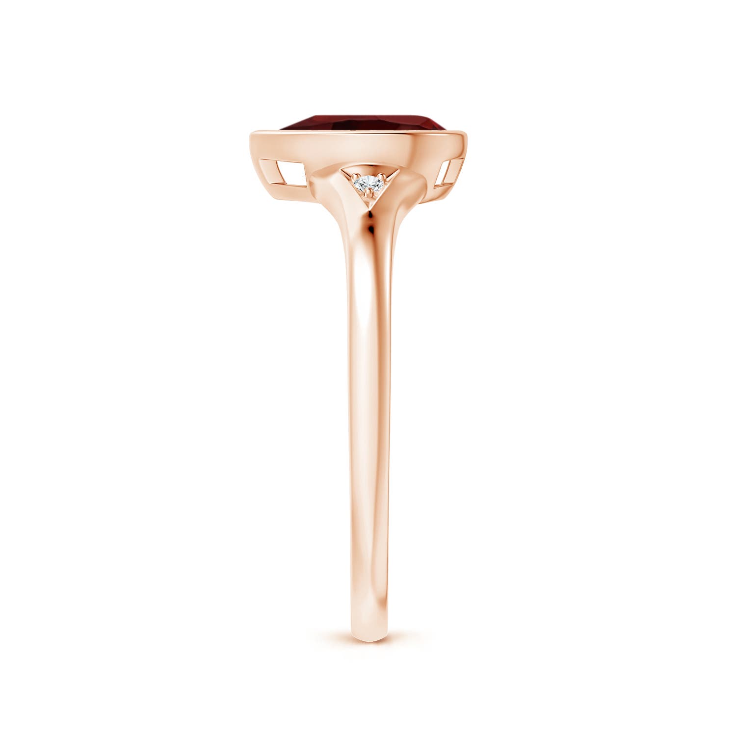 AAA - Garnet / 1.32 CT / 14 KT Rose Gold