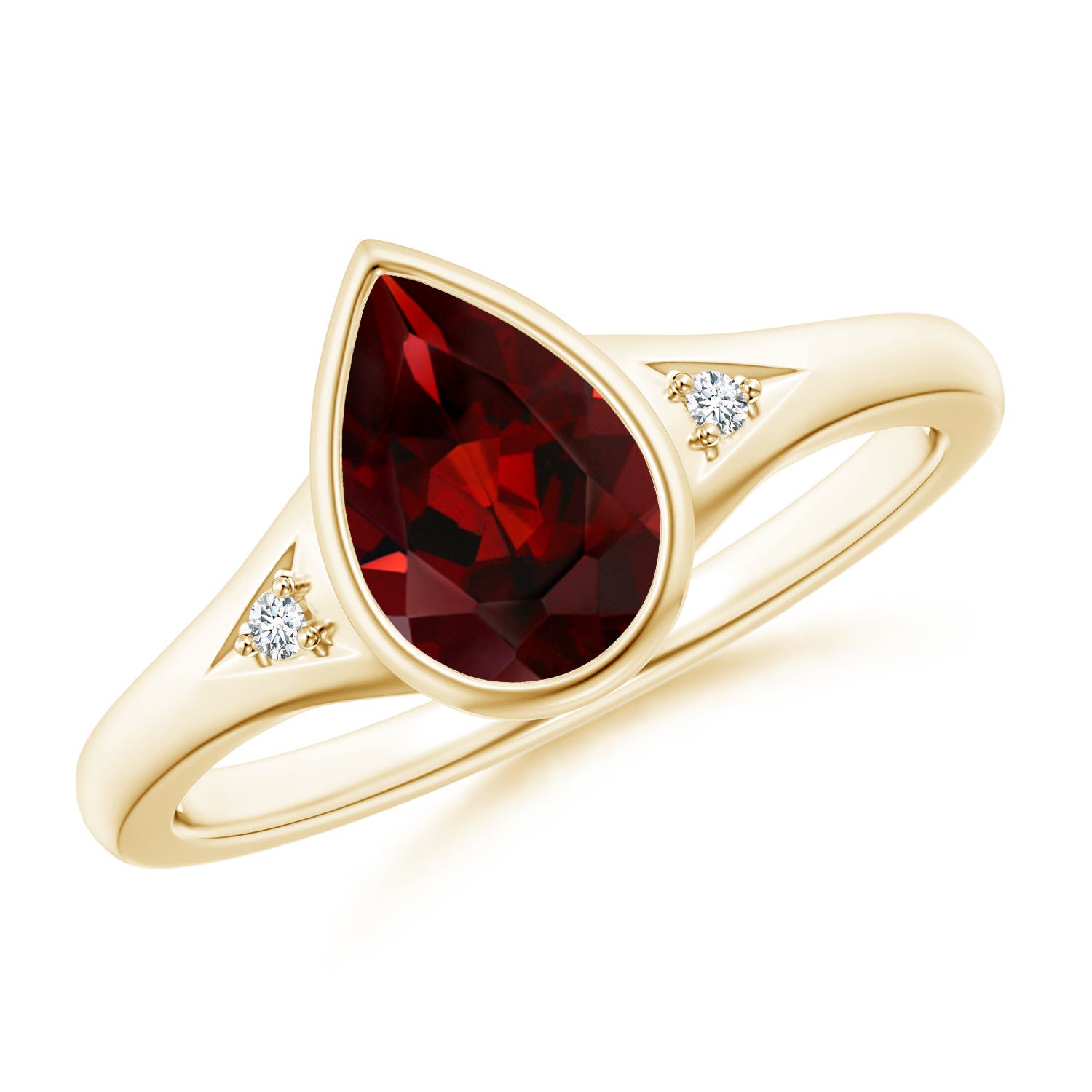 AAA - Garnet / 1.52 CT / 14 KT Yellow Gold