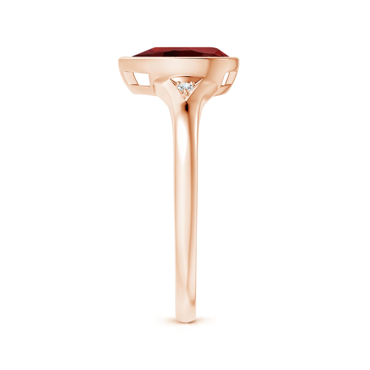 AAAA - Garnet / 1.52 CT / 14 KT Rose Gold