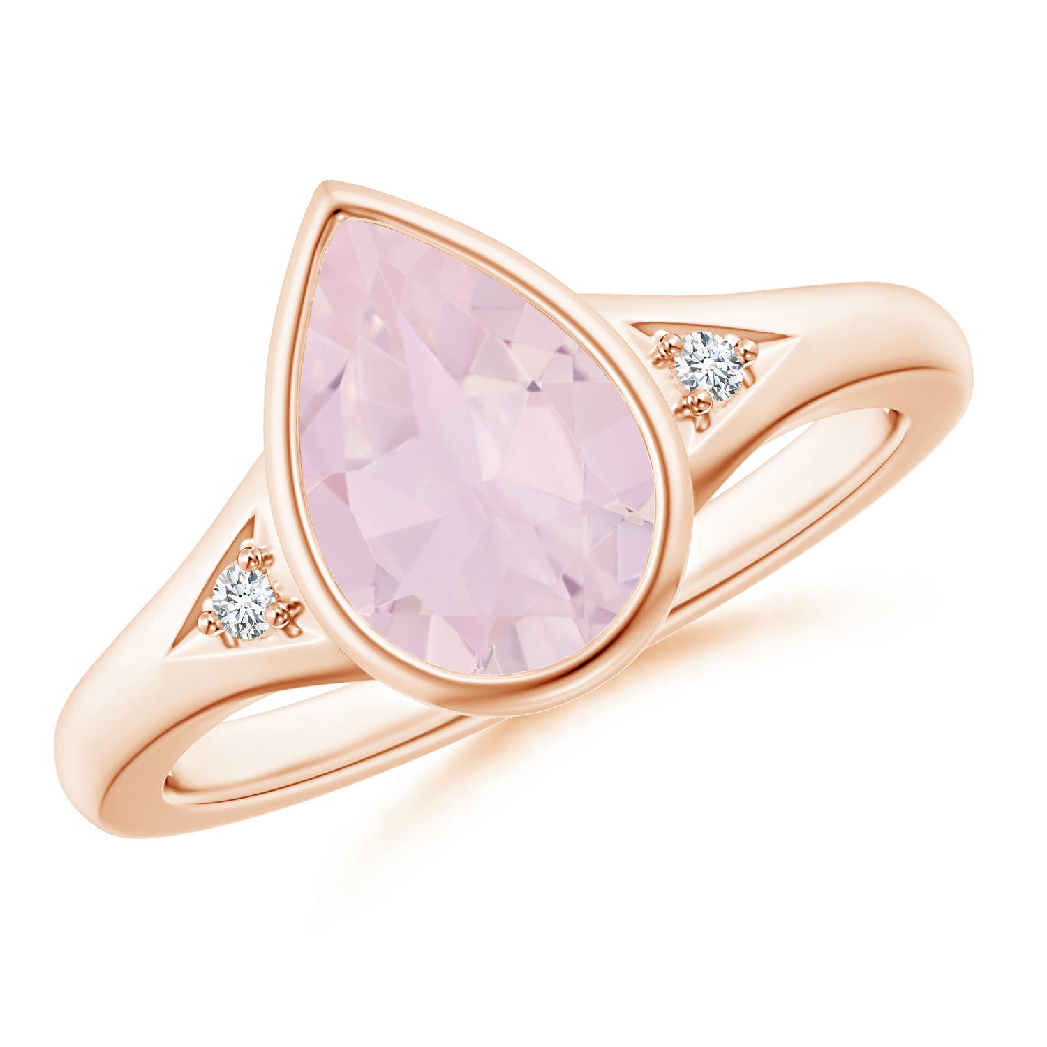 AA - Rose Quartz / 1.57 CT / 14 KT Rose Gold