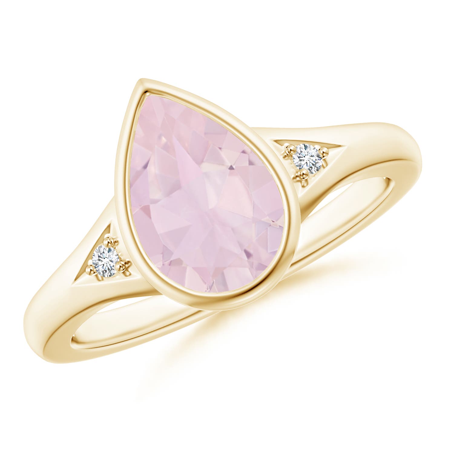 AA - Rose Quartz / 1.57 CT / 14 KT Yellow Gold