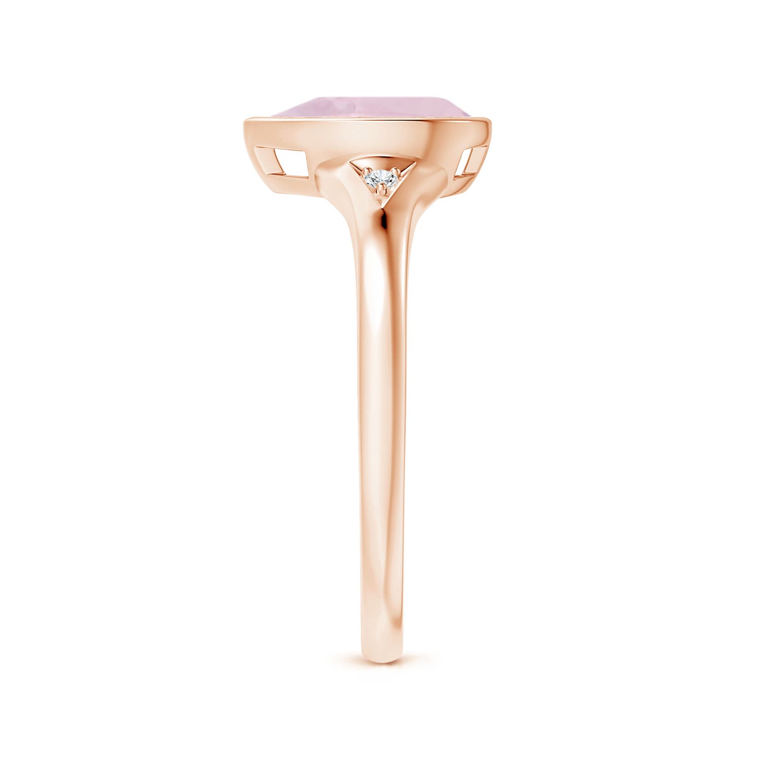 AA - Rose Quartz / 1.32 CT / 14 KT Rose Gold