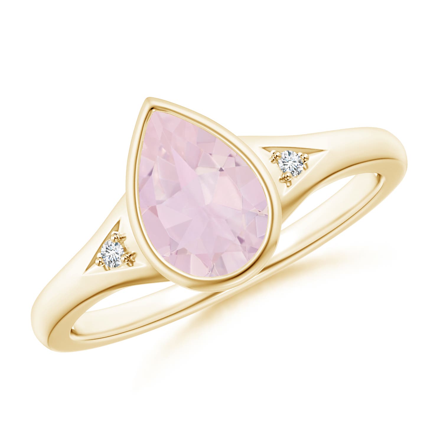 AA - Rose Quartz / 1.32 CT / 14 KT Yellow Gold