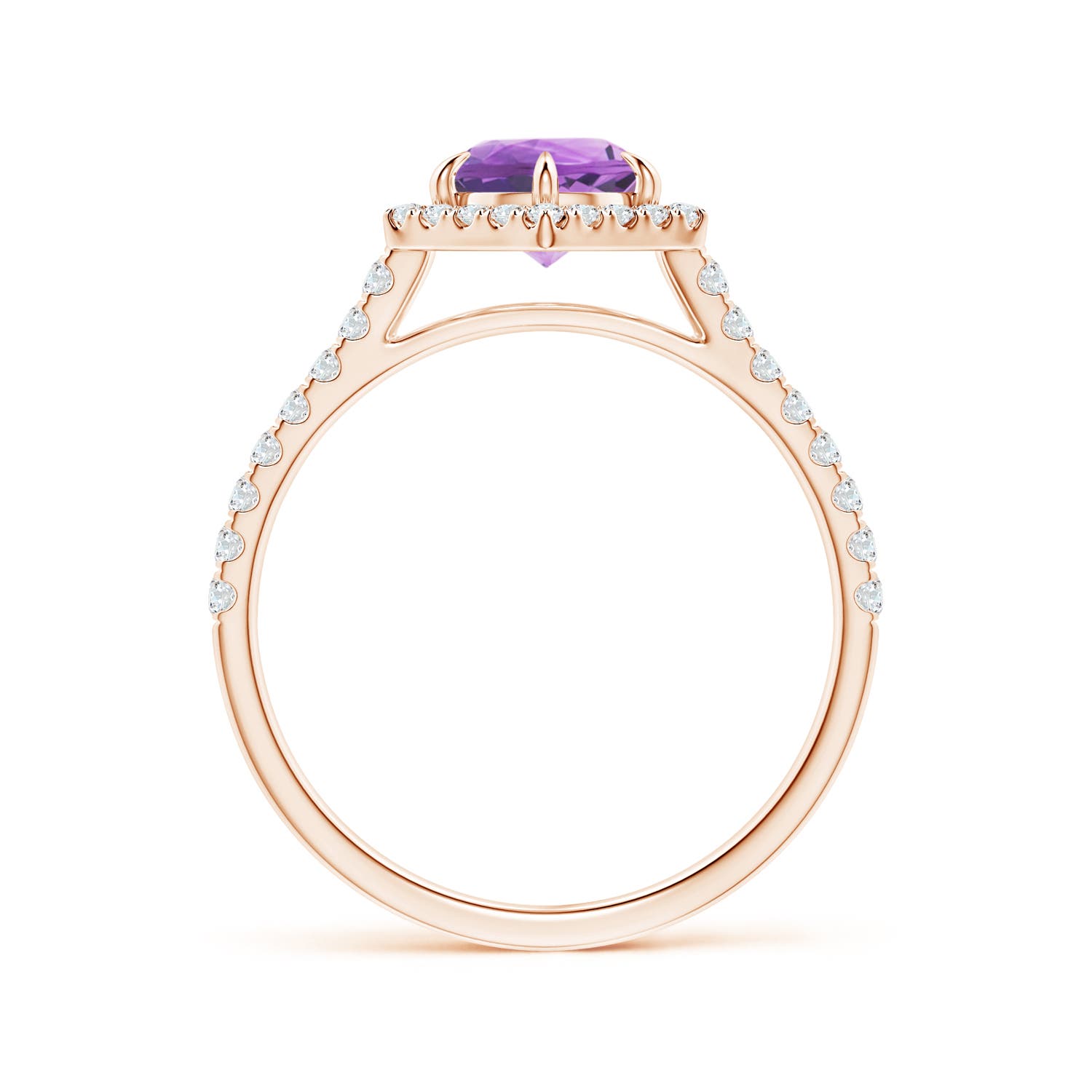 A - Amethyst / 1.14 CT / 14 KT Rose Gold