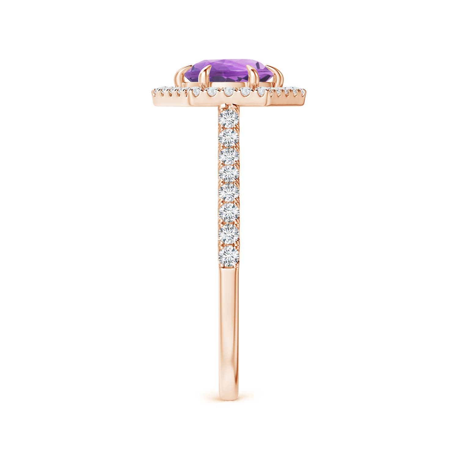 A - Amethyst / 1.14 CT / 14 KT Rose Gold