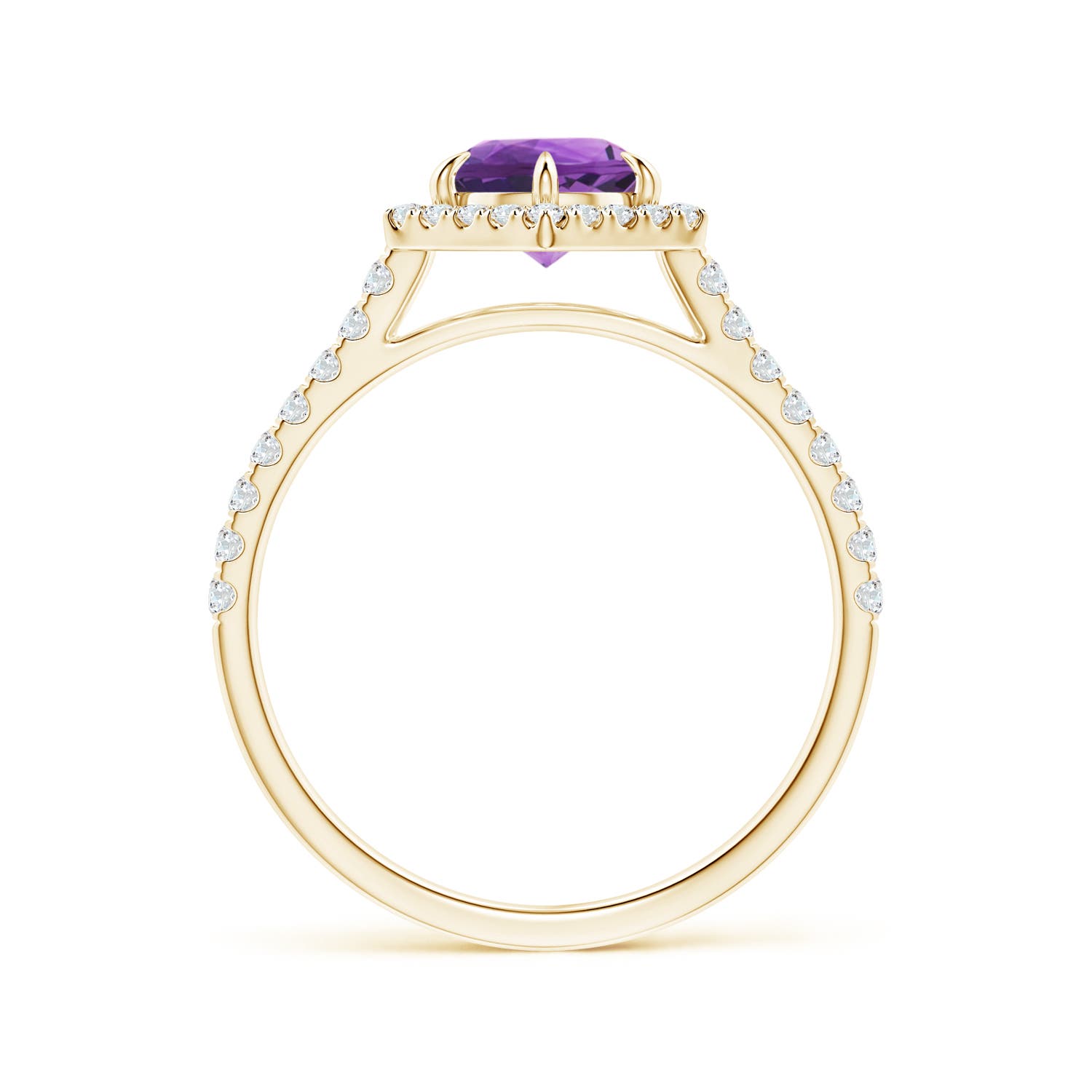 AAA - Amethyst / 1.14 CT / 14 KT Yellow Gold