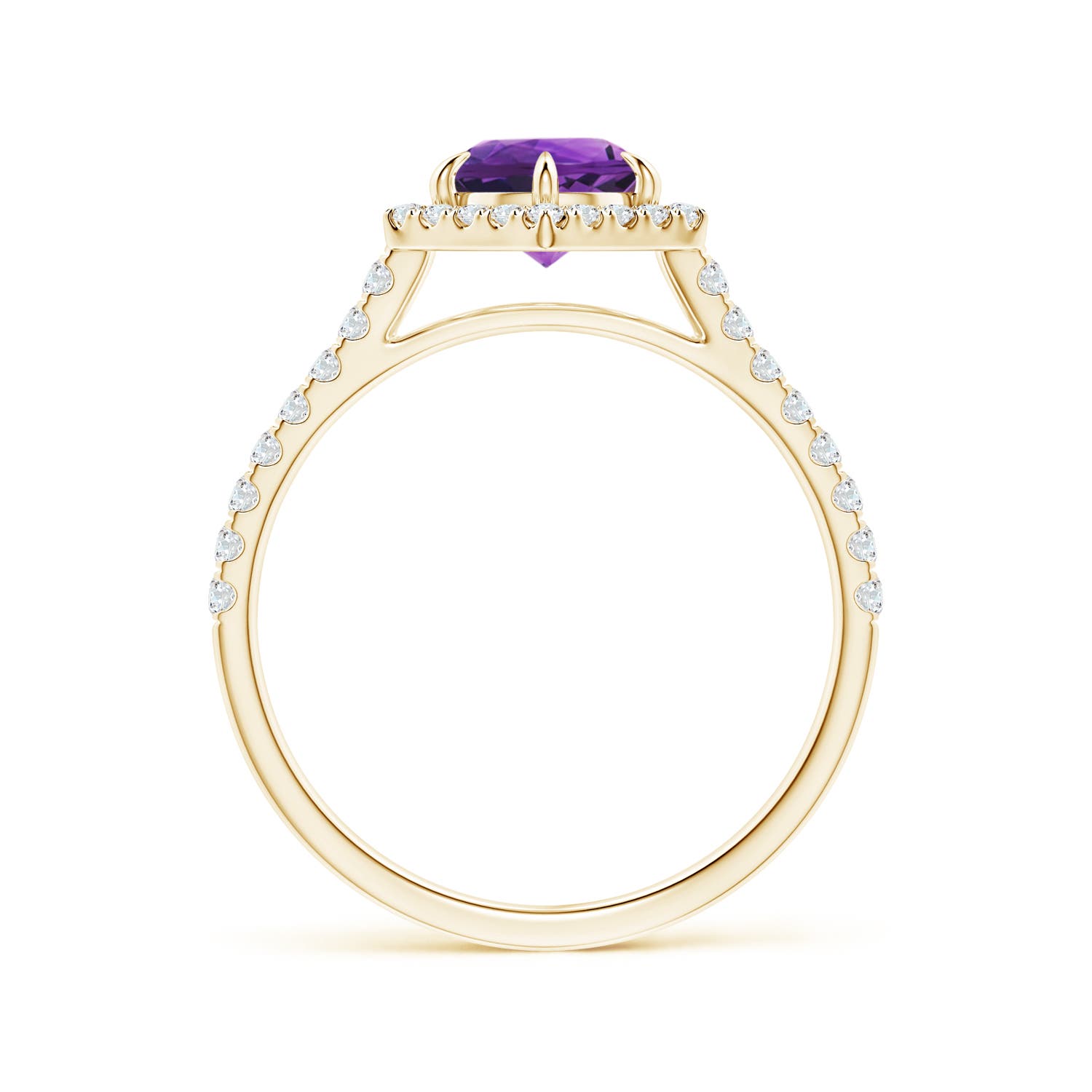 AAAA - Amethyst / 1.14 CT / 14 KT Yellow Gold