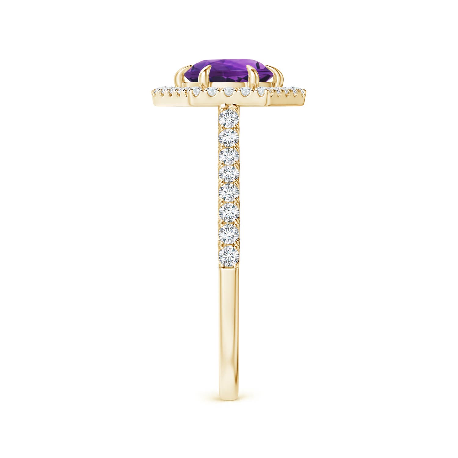 AAAA - Amethyst / 1.14 CT / 14 KT Yellow Gold