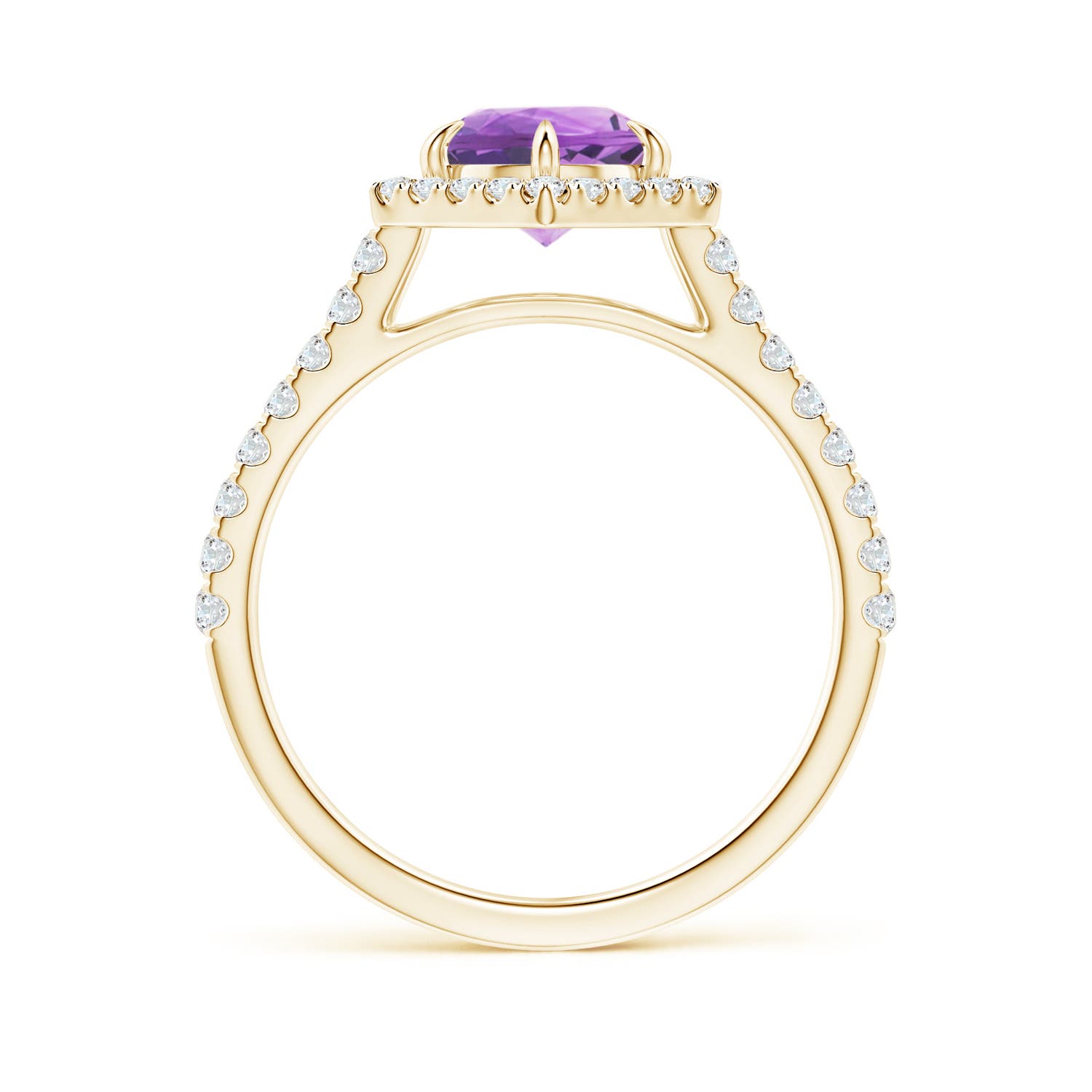 A - Amethyst / 1.57 CT / 14 KT Yellow Gold