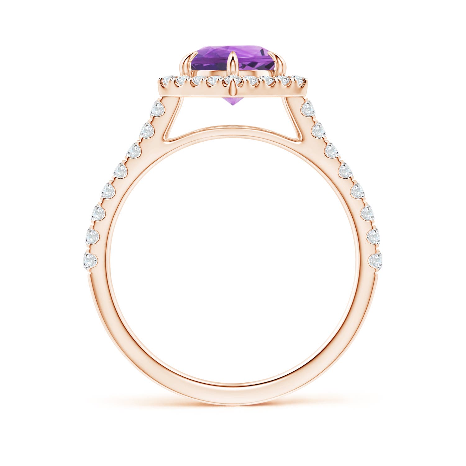 AA - Amethyst / 1.57 CT / 14 KT Rose Gold