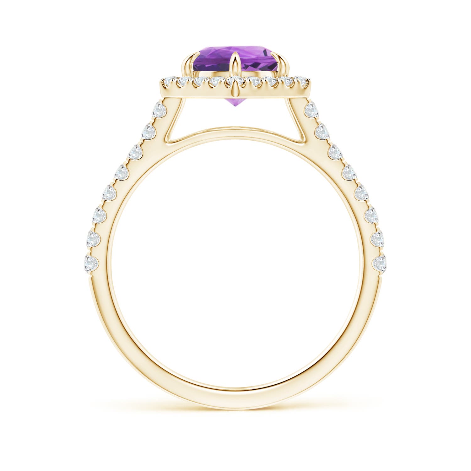 AA - Amethyst / 1.57 CT / 14 KT Yellow Gold