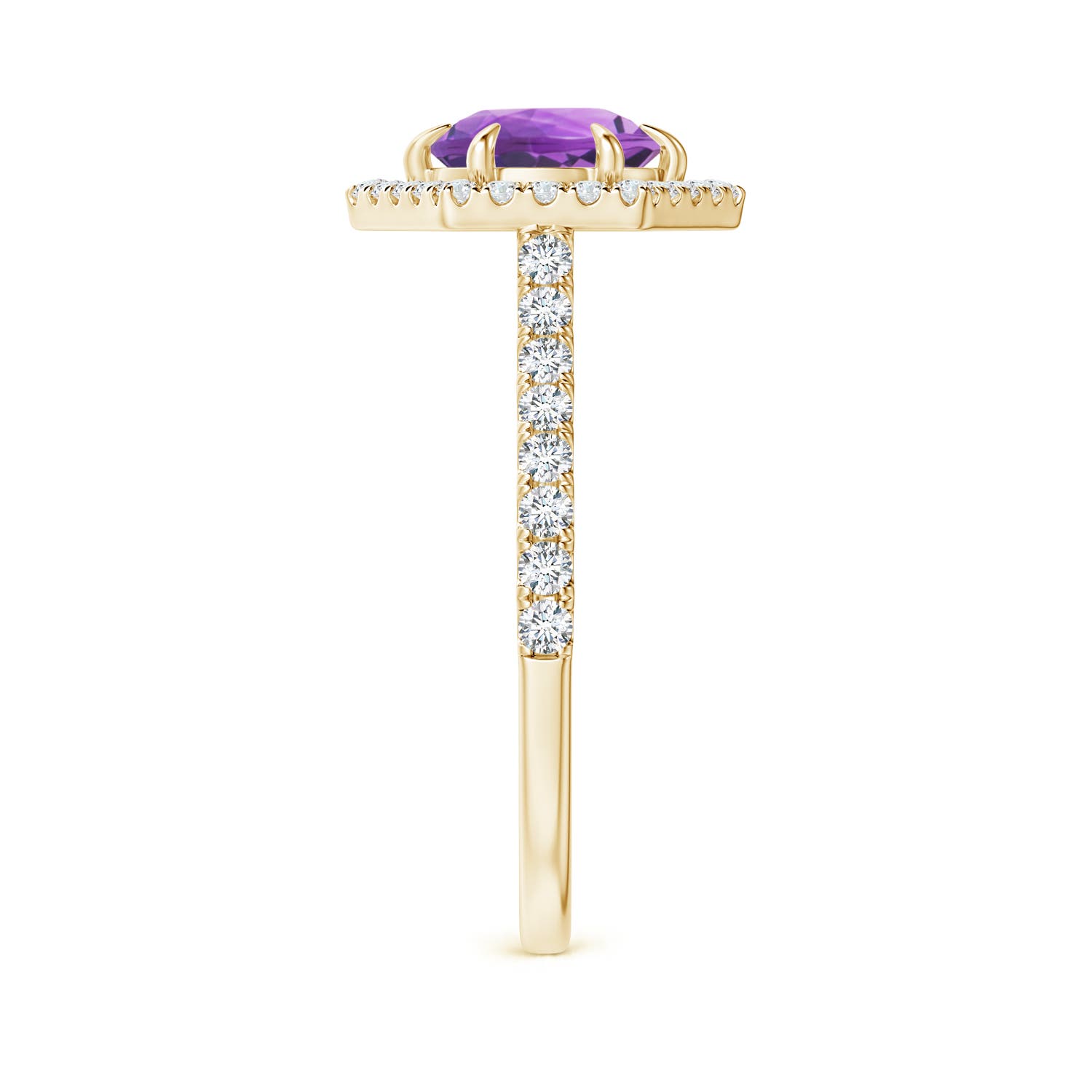 AA - Amethyst / 1.57 CT / 14 KT Yellow Gold