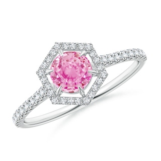 Round A Pink Sapphire