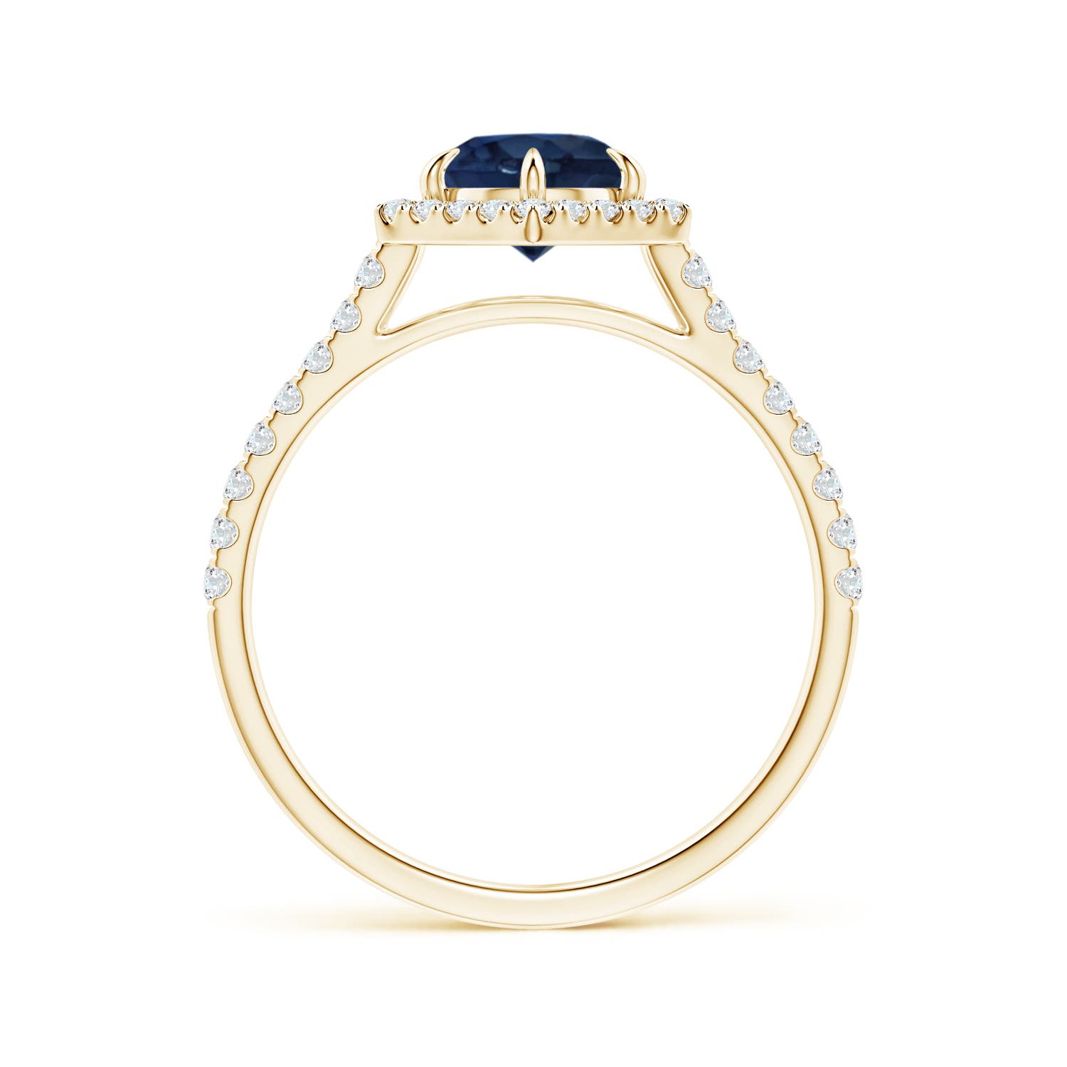 AA - Blue Sapphire / 1.34 CT / 14 KT Yellow Gold