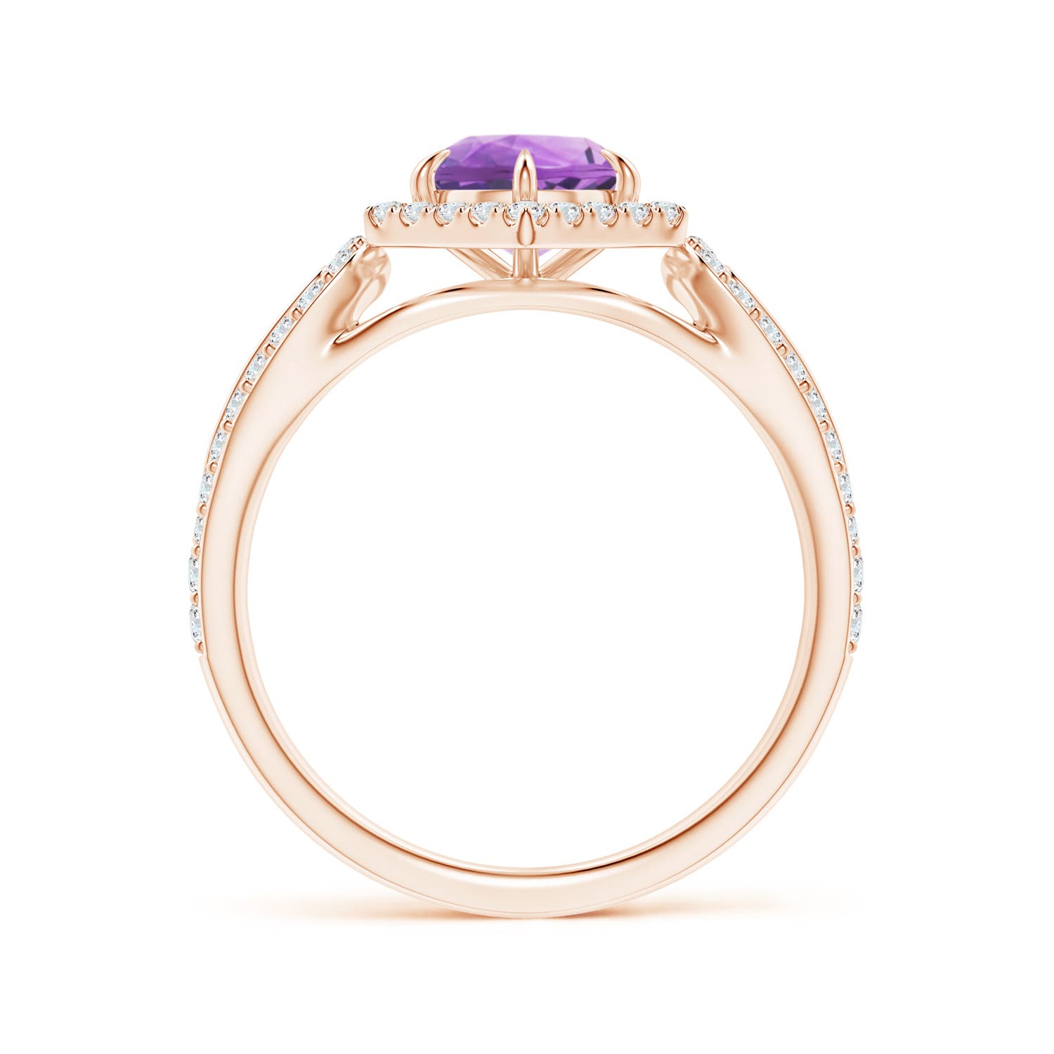 A - Amethyst / 1.26 CT / 14 KT Rose Gold